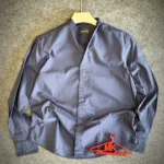 PURE LINEN MANDARIN COLLAR SHIRTS