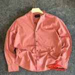 PURE LINEN MANDARIN COLLAR SHIRTS