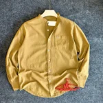PURE LINEN MANDARIN COLLAR SHIRTS